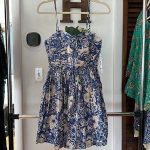 Bloomingdale’s AQUA- Paisley Print Halter Mini Dress - 100% Exclusive